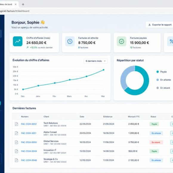 Interface d'une plateforme de dématérialisation partenaire affichant des flux de facturation électronique B2B